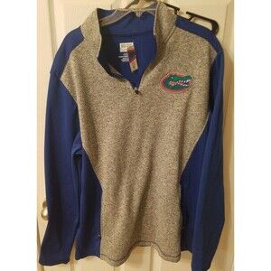 Box Seat Mens NCAA Florida Gators Long Sleeve Pullover 1/4 Zip Size XL NWT